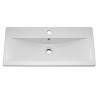 Eden Gloss White Floor Standing 1000mm (w) x 840mm (h) x 390mm (d) Cabinet & Basin - Insitu