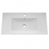 Eden Gloss White Floor Standing 1000mm (w) x 818mm (h) x 400mm (d) Cabinet & Basin - Insitu