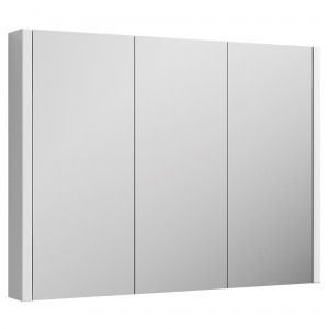 Eden 900mm (w) x 650mm (h) x 110mm (d) 3 Door Mirror Cabinet