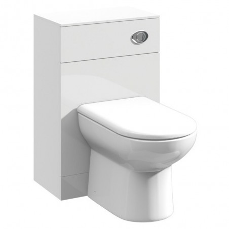 Mayford Gloss White 500mm (w) x 766mm (h) x 300mm (d) Toilet Unit