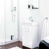 Mayford Gloss White Floor Standing 450mm (w) x 820mm (h) x 330mm (d) Cabinet & Basin - Insitu