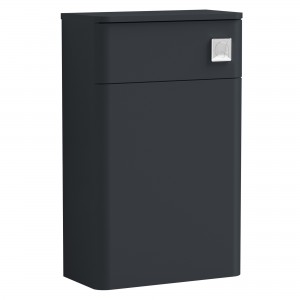 Core 500mm Back to Wall WC Toilet Unit - Soft Black