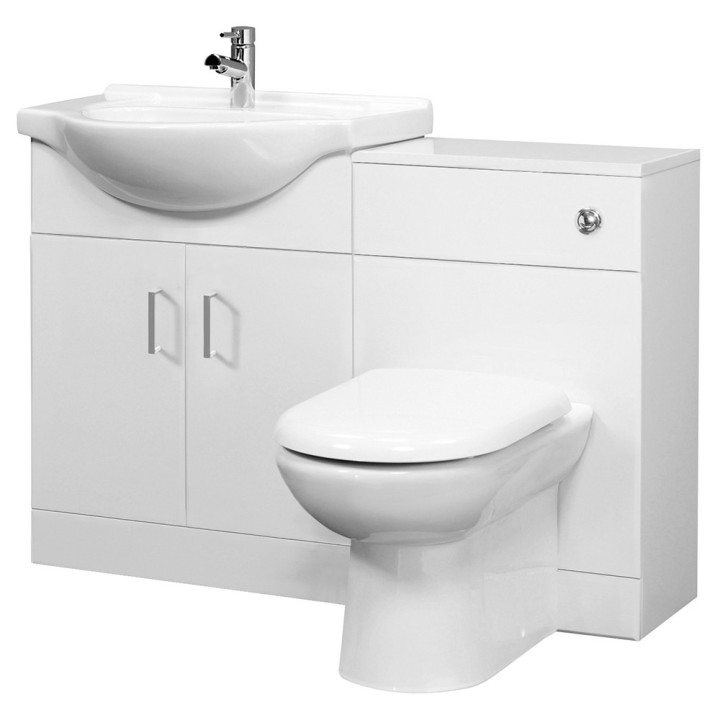 Cloakroom Furniture Pack - Round Basin