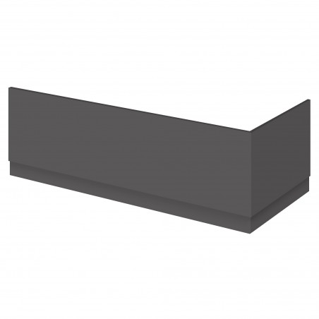 Athena Gloss Grey 700mm (w) Bath End Panel