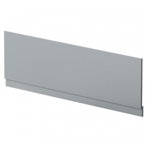 Elbe/Blocks Satin Grey 1700mm (w) Bath Front Panel