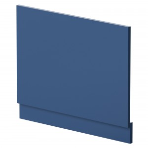 Elbe/Blocks Satin Blue 700mm (w) Bath End Panel
