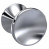 Chrome Indented Round Knob - 30mm (w) x 30mm (h) x 29mm (d)