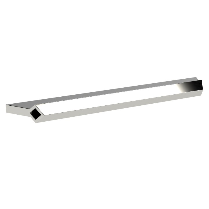 Chrome Profile Handle - 176mm (w) x 14mm (h) x 30mm (d)