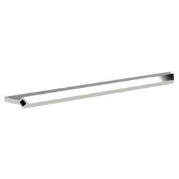 Chrome Profile Handle - 240mm (w) x 14mm (h) x 30mm (d)