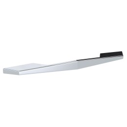 Chrome D Shaped Handle - 180mm (w) x 14mm (h) x 32mm (d)