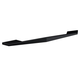 Matt Black D Shaped Handle - 256mm (w) x 14mm (h) x 26mm (d)