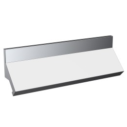 Chrome Finger Pull Handle - 175mm (w) x 30mm (h) x 30mm (d)