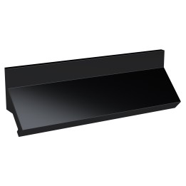Matt Black Finger Pull Handle - 175mm (w) x 30mm (h) x 30mm (d)