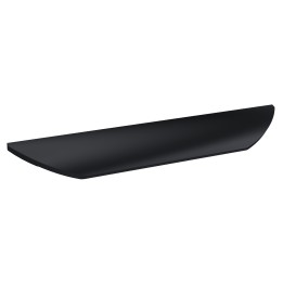 Matt Black Finger Pull Handle - 252mm (w) x 25mm (h) x 28mm (d)