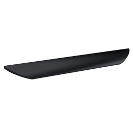 Matt Black Finger Pull Handle - 316mm (w) x 25mm (h) x 28mm (d)