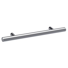 Chrome Bar Handle - 156mm (w) x 25mm (h) x 10mm (d)