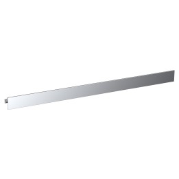Chrome Seven Shaped Handle - 420mm (w) x 29mm (h) x 29mm (d)