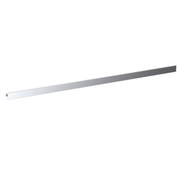 Chrome Seven Shaped Handle - 760mm (w) x 29mm (h) x 29mm (d)