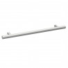 Chrome Knurled Bar Handle - 252mm (w) x 12mm (h) x 32mm (d)