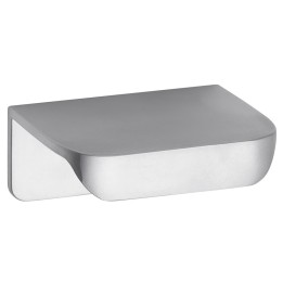 Satin Chrome Small Rear Fixed Handle - 50mm (w) x 21mm (h) x 37mm (d)