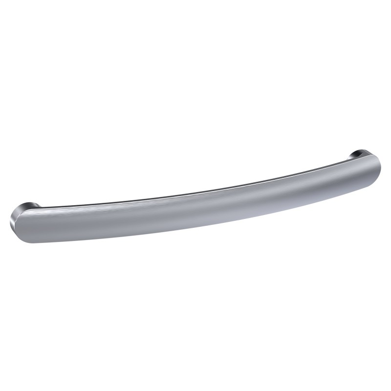 Satin Nickel D Handle - 211mm (w) x 19mm (h) x 24mm (d)