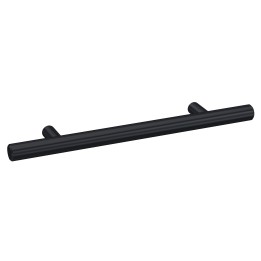 Matt Black Bar Handle - 155mm (w) x 16mm (h) x 36mm (d)