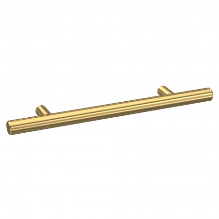 Brushed Brass Bar Handle - 155mm (w) x 16mm (h) x 36mm (d)