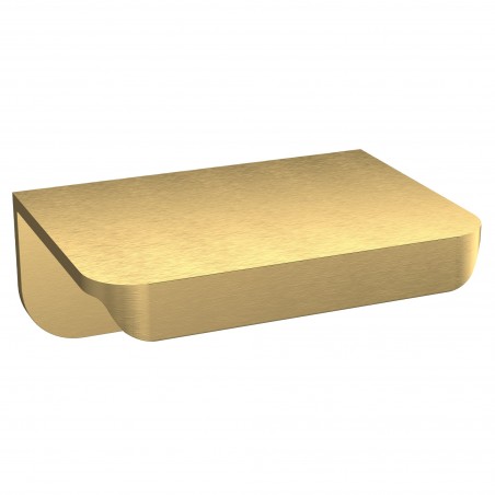 Brushed Brass Wrap Over Handle - 50mm (w) x 21mm (h) x 37mm (d)