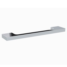 Chrome Slimline D Handle - 150mm (w) x 20mm (h) x 30mm (d)