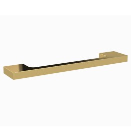 Brushed Brass Slimline D Handle - 150mm (w) x 20mm (h) x 30mm (d)