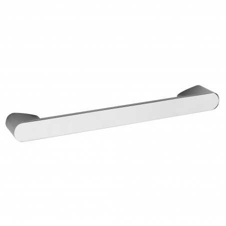 Chrome Rounded Handle - 215mm (w) x 30mm (h) x 20mm (d)