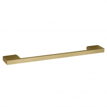 Brushed Brass D Handle - 223mm (w) x 28mm (h) x 8mm (d)