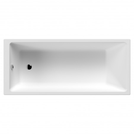 Linton Thin Edge Single Ended Rectangular Bath 1700mm (L) X 750mm (W) - Acrylic