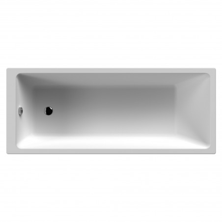 Linton Thin Edge Single Ended Rectangular Bath 1700mm (L) x 700mm (W)- Acrylic