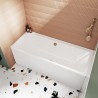 Linton Thin Edge Single Ended Rectangular Bath 1800mm (L) x 800mm (W) - Acrylic - Insitu