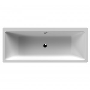 Linton Thin Edge Double Ended Rectangular Bath 1700mm (L) x 700mm (W) - Acrylic