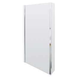Polished Chrome "Quattro" L-Shape Bath Screen 805mm(w) x 1435mm(h) - 6mm Glass