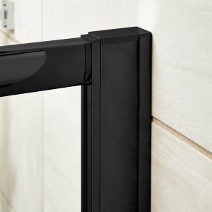 1850mm Black Shower Profile Extension Kit