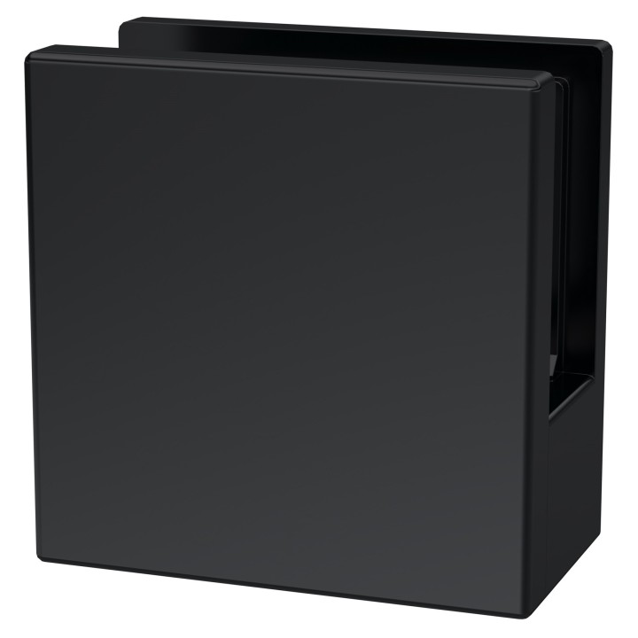 Black 3000mm Wetroom Foot and Wall Bracket