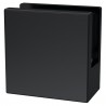 Black 3000mm Wetroom Foot and Wall Bracket