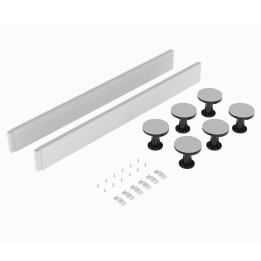 Gloss White Leg Set Suitable for 700-900 Square & Rectangular Trays