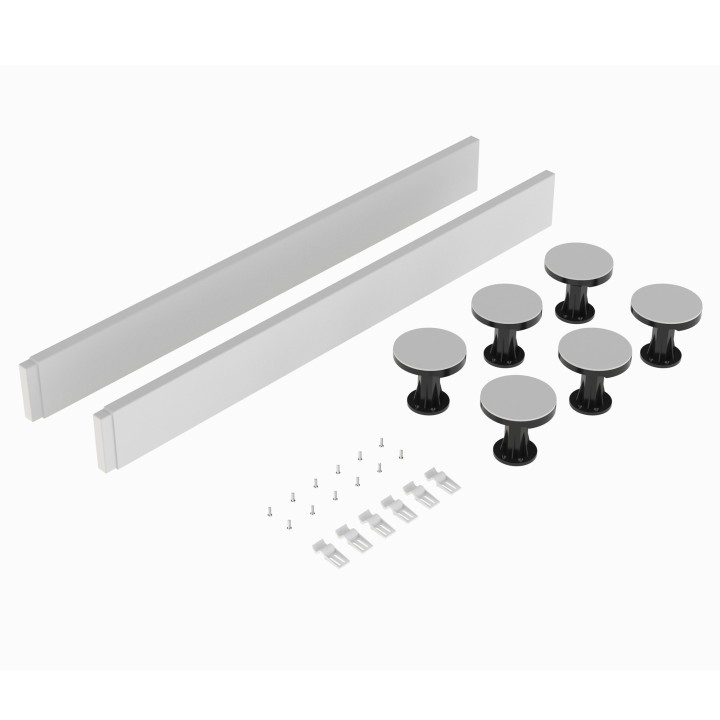 Gloss White Leg Set Suitable for 700-900 Square & Rectangular Trays