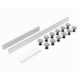Gloss White Leg Set Suitable for 1300-1800 Rectangular & Walk in Trays