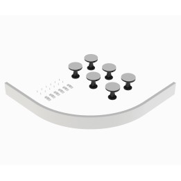 Gloss White Leg Set Suitable for 700-900 Quad & Offset Trays