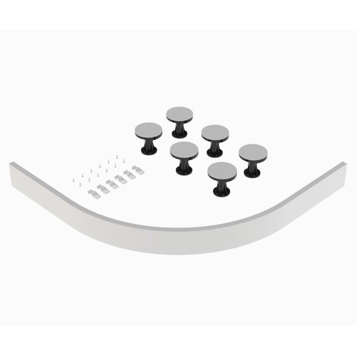 Gloss White Leg Set Suitable for 700-900 Quad & Offset Trays