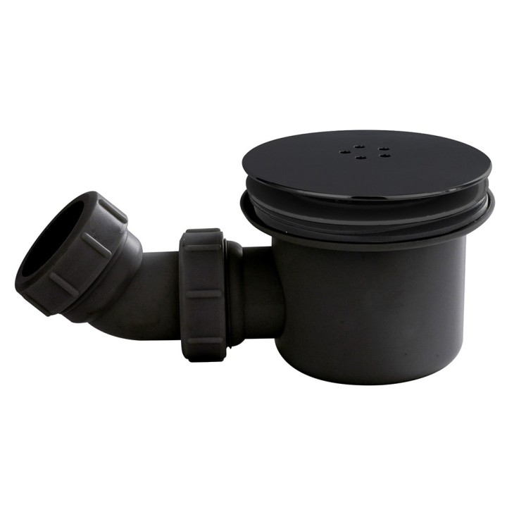 Black Fast Flow Shower Waste