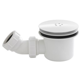 White Fast Flow Shower Waste