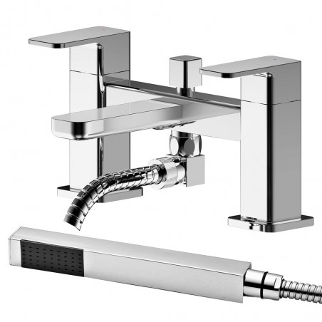 Windon Deck Mounted Bath Shower Mixer With Kit
