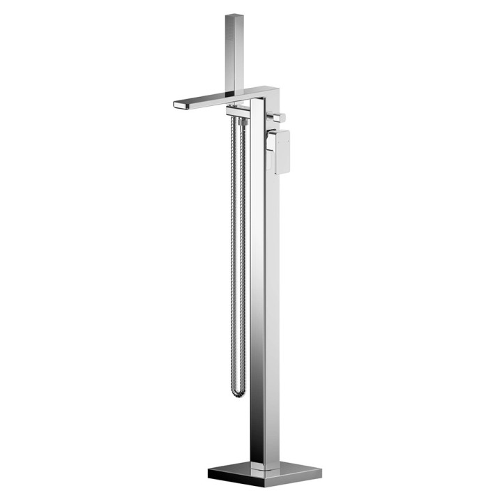 Windon 880mm (h) Chrome Freestanding Bath Shower Mixer