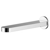 Arvan Chrome Bath Spout - 205mm (d) x 45mm (w) x 45mm (h)